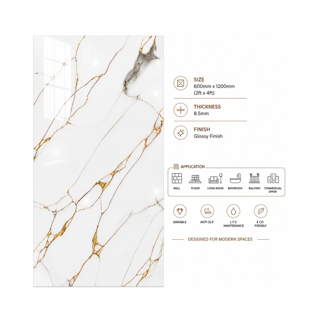 CA Venzo Natural Marble & Stone Kitchen Tiles - My Home Studio
